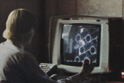 engineer using generative design software at workstation